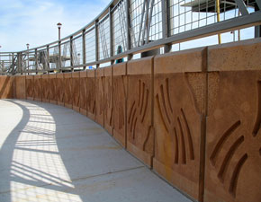 Wall at Tumbleweed Park & Ride