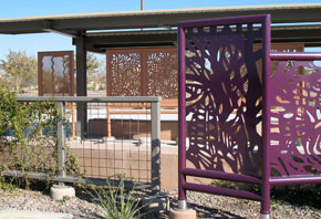 Screens at Tumbleweed Park & Ride