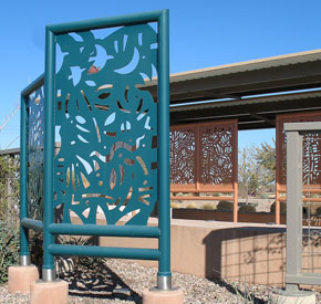 Screens at Tumbleweed Park & Ride